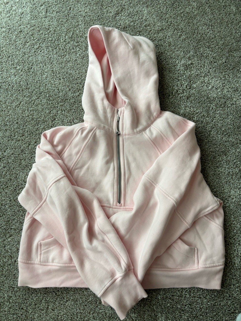 Lululemon Strawberry Milkshake Half-Zip Hoodie